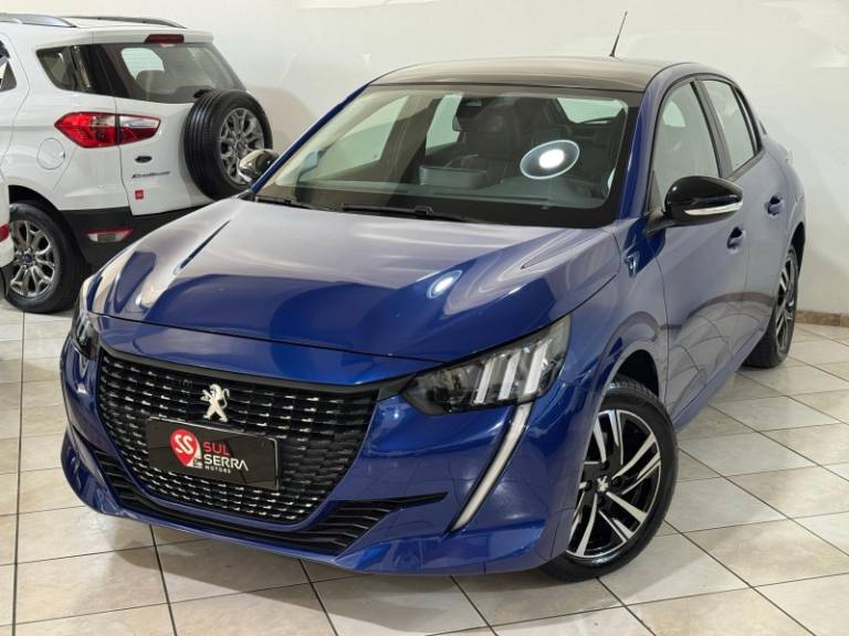 PEUGEOT - 208 - 2023/2024 - Azul - R$ 104.900,00